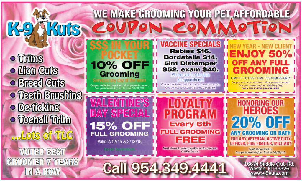 k-9 kuts affordable weston dog groomer february 2015 coupons